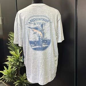 Mountain and Isles Relaxed fit,crewneck,soft handfeel,stretch,comfort Fishing T